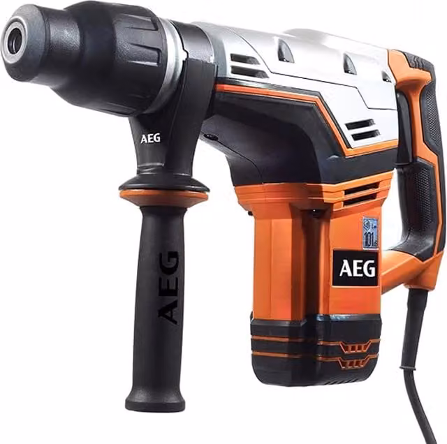 Martello demolitore AEG MH5G SDS-MAX da 1100W con energia d'urto di 7.5J, colore arancione