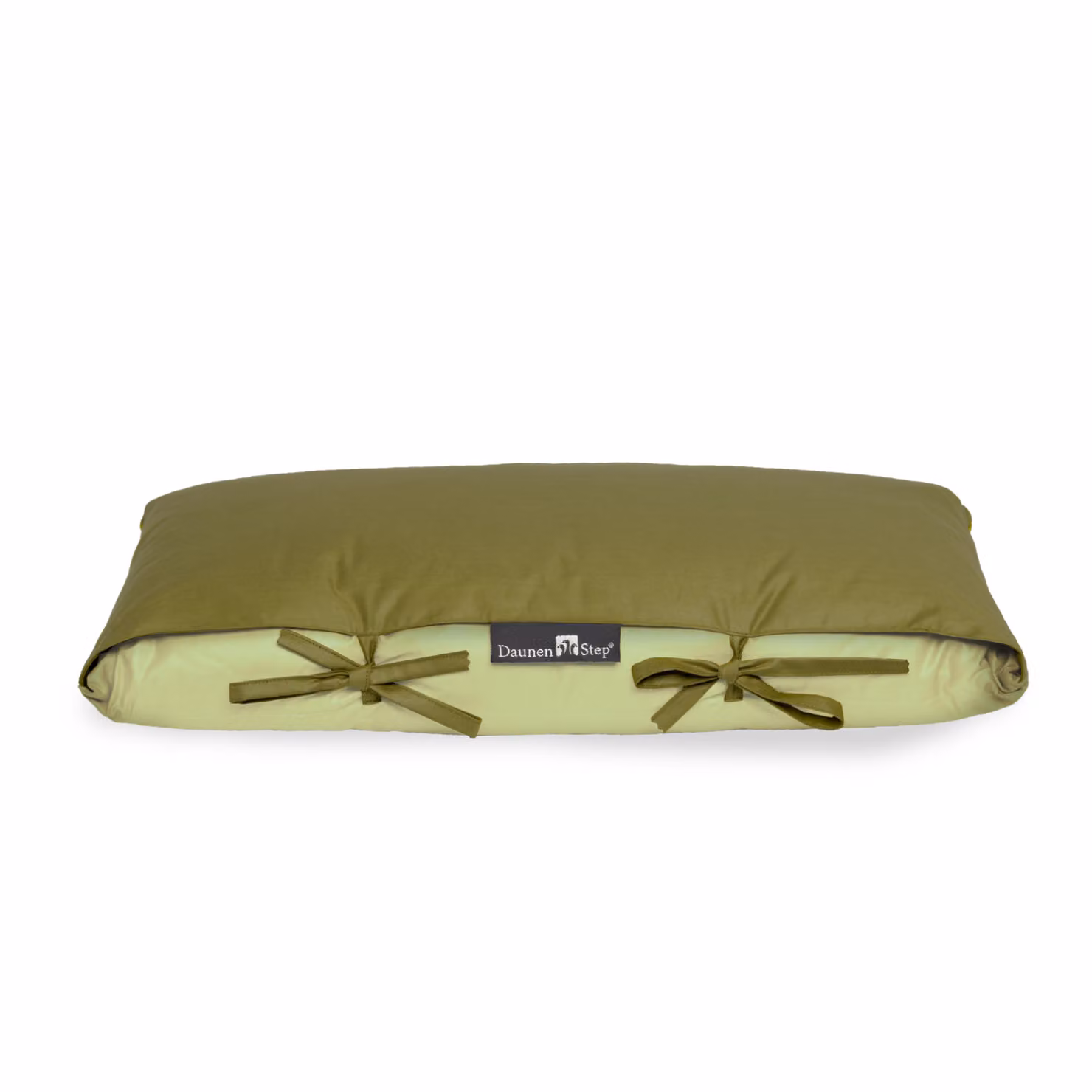Trapuntino DaunenStep Mio Bosco Incantato a quadri in cotone e piuma, Verde chiaro/Verde scuro, L: 160 cm x P: 105 cm – 2