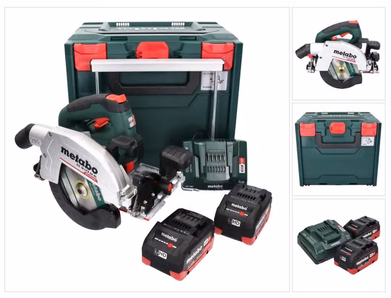 Metabo KS 18 LTX 66 BL Akku-Handkreissäge 18V 2x LiHD Ladegerät metaBOX 340