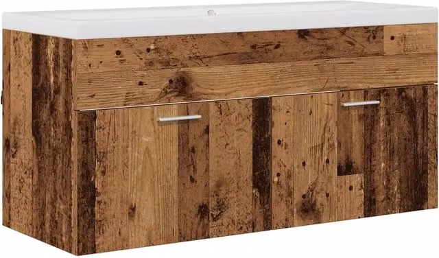 Mobile da Bagno | Armadio da bagno con porta Legno vecchio 100 x 38,5 x 46 cm
