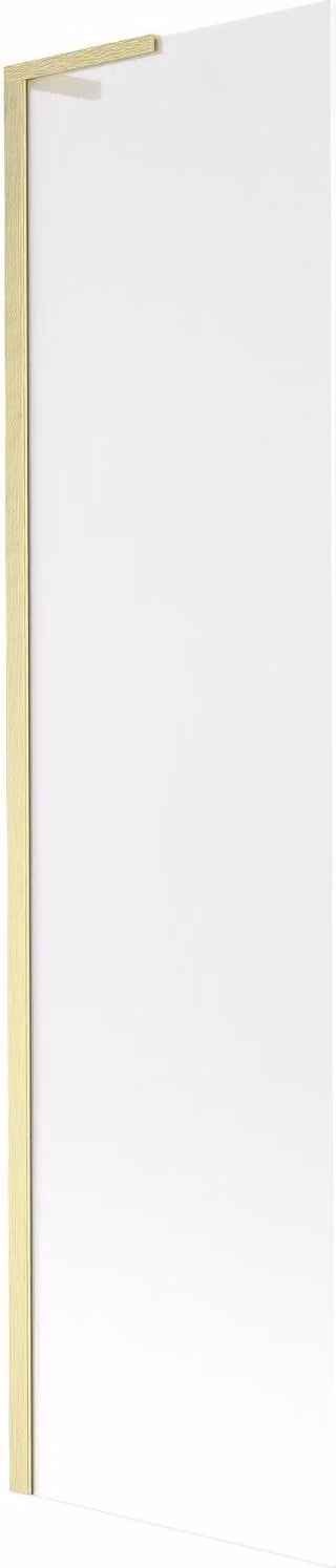 Mexen Next L paratia da bagno 1 anta 50 x 150 cm, ghiacciato, oro spazzolato - 895-050-000-03-30-55