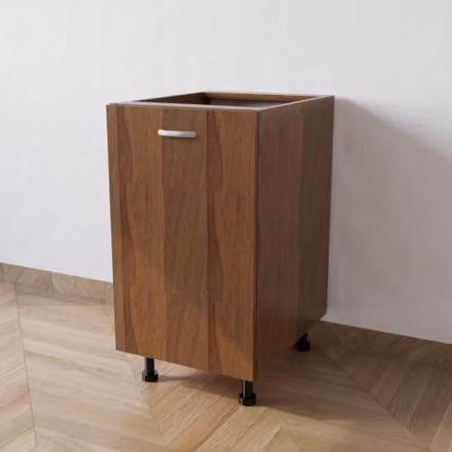 Calandrelli Base Cucina L 40 P 55,5 H 72 cm Noce Scuro 1 Anta