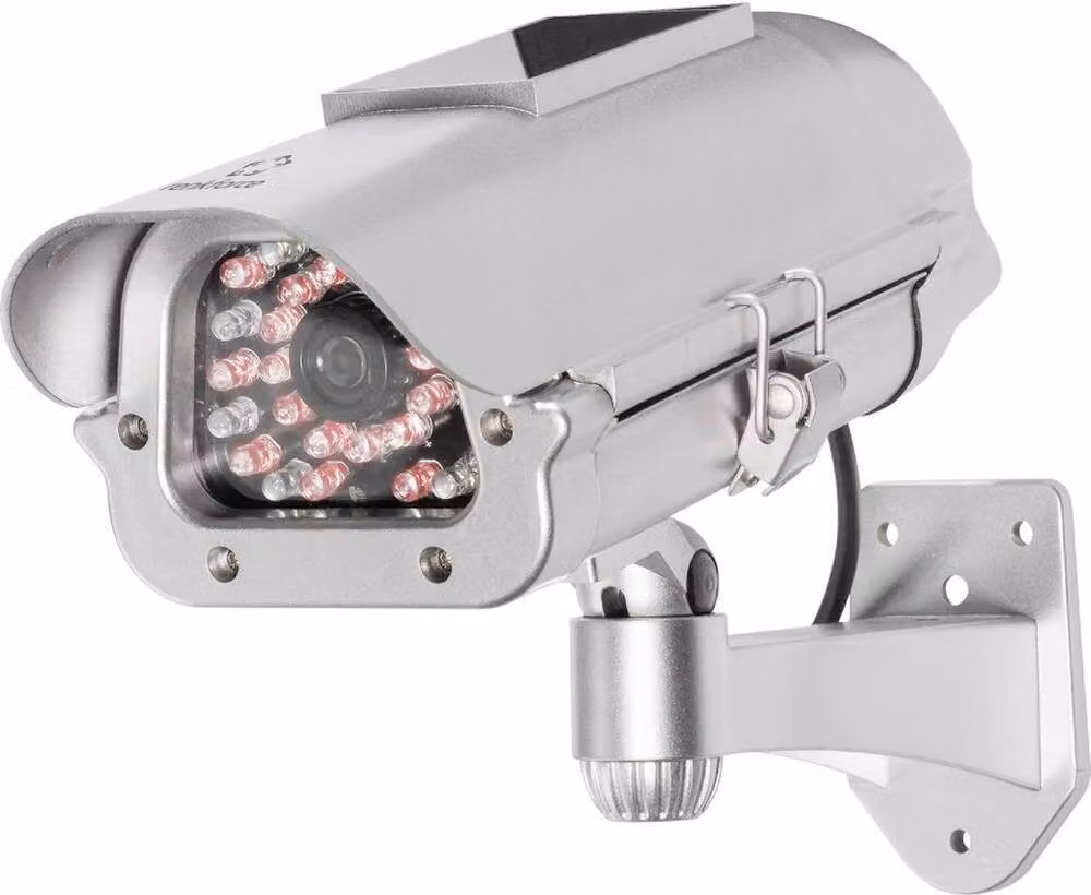 Renkforce 419706 Telecamera fittizia con modulo solare, con simulazione IR