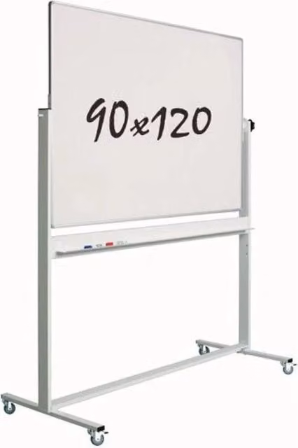 Lavagna magnetica bianca professionale L: 120 cm, H: 90 cm