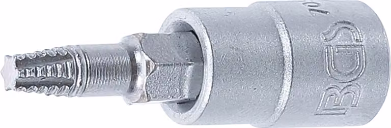 BGS Inserto estrattore per viti con attacco quadro 6,3 mm (1/4") per profilo a T difettoso (per Torx) T20 - 7098-T20