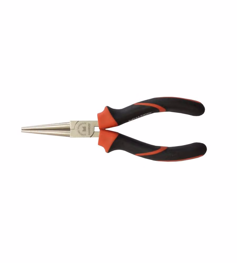 Pinza becchi tondi dritti cromo vanadio 160 mm