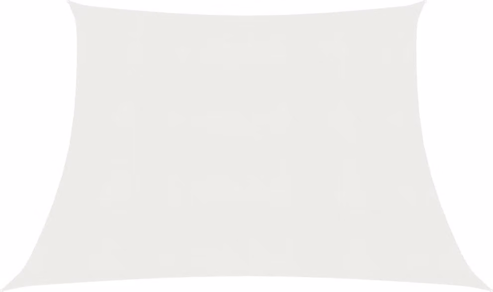 The Living Store Tenda da sole 160 g/m² Bianco 3/4x3 m HDPE