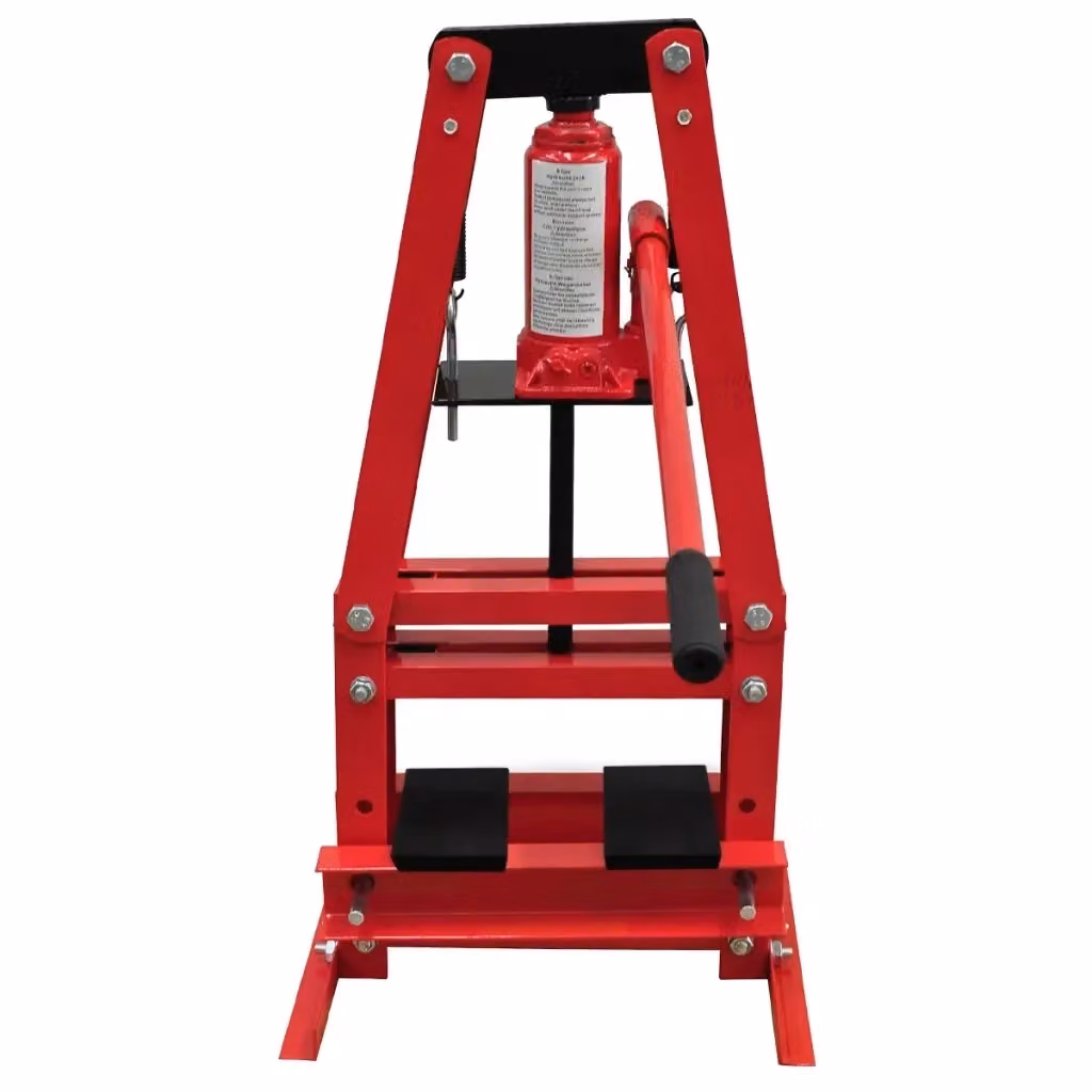 Pressa idraulica manuale da banco 6 tonnellate a 2 posizioni CFW1571329 colore rosso – 2