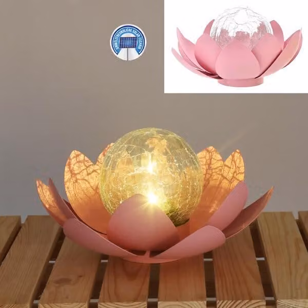 Fiore di loto a LED solare