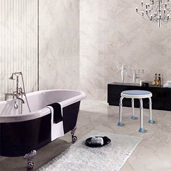 Soffione doccia orientabile – Regolabile, in alluminio, antiscivolo, 150 kg