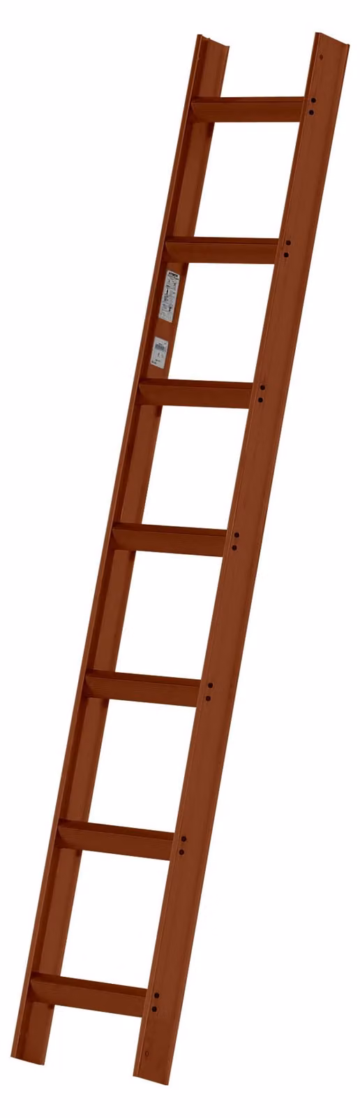 Scale per tetti in mattoni rivestiti di rosso7 pioli e circa 1,95 M