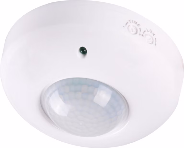 Sensore di movimento e crepuscolo PIR da incasso con regolazione Polux ES-P19A