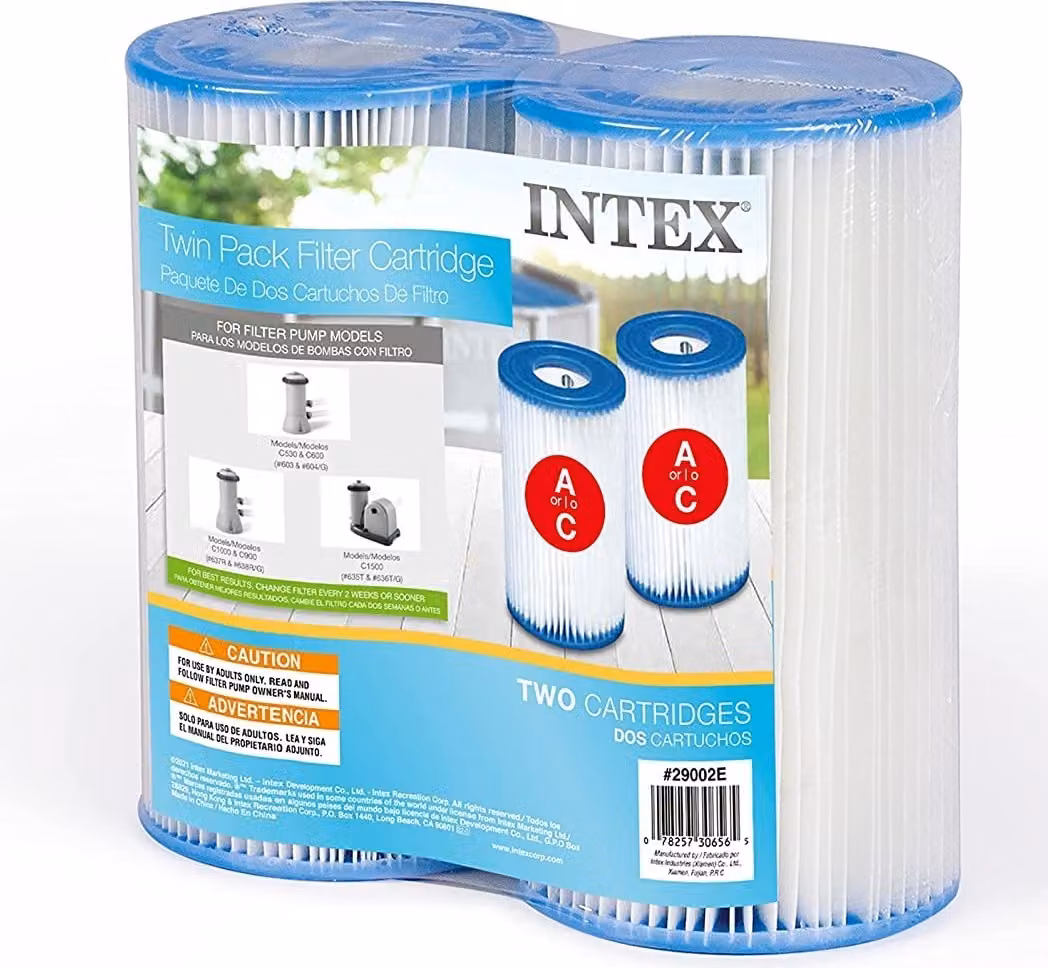 Cartuccia filtrante per piscine Intex, tipo A, confezione doppia