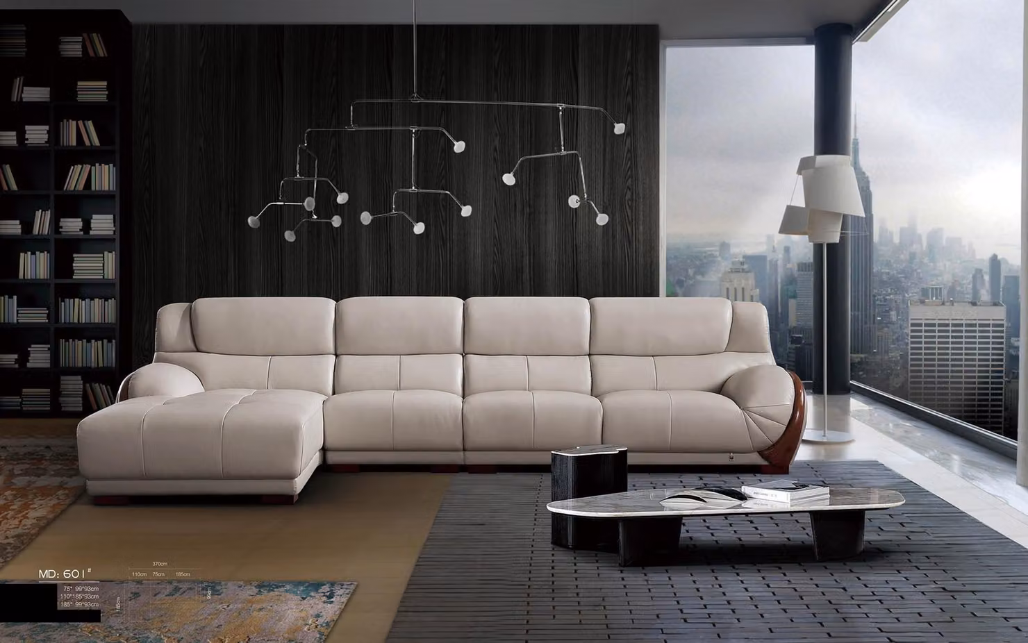 Eck Sofa Leder Polster Sitz Eck Couch Garnitur Wohn Zimmer Landschaft Sofas