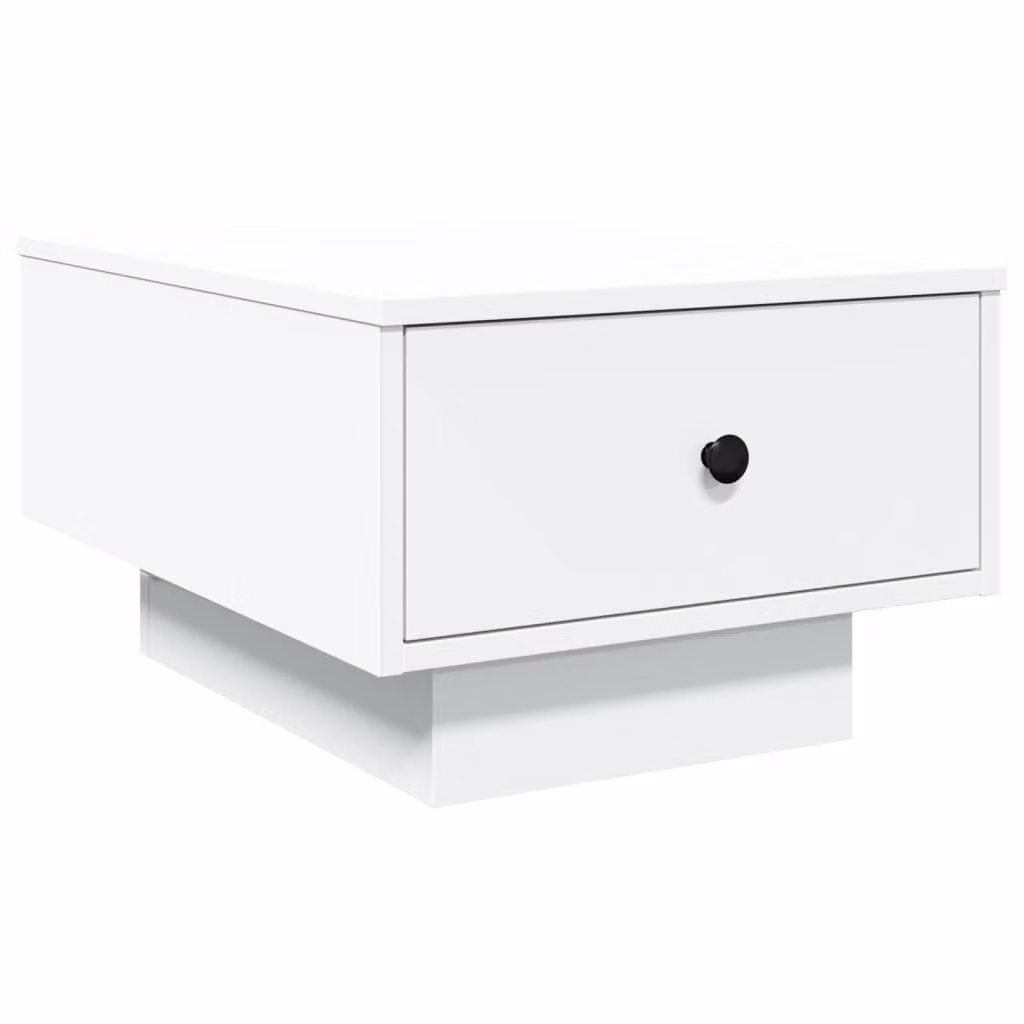 Tavolino da Salotto Bianco 60x45x31 cm in Legno Multistrato