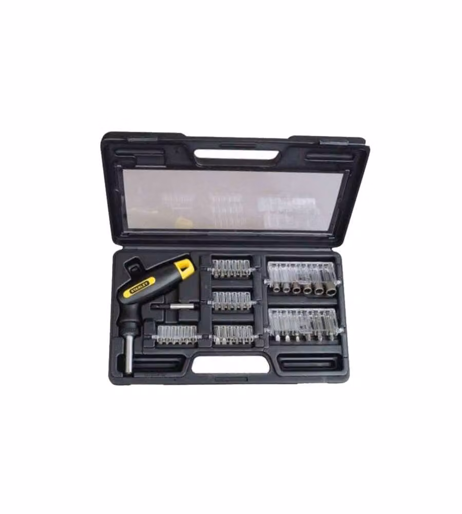 Set di giravite con cricchetto Stanley da 38 pezzi colore nero – 2