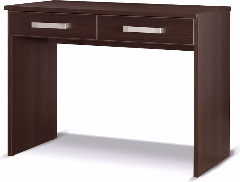 Scrivania ANDOVER con cassetti - castagno wengé