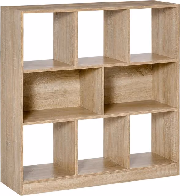 Libreria con 8 ripiani ¨C Xylo ¨C legno effetto rovere 97,5x30x100 cm