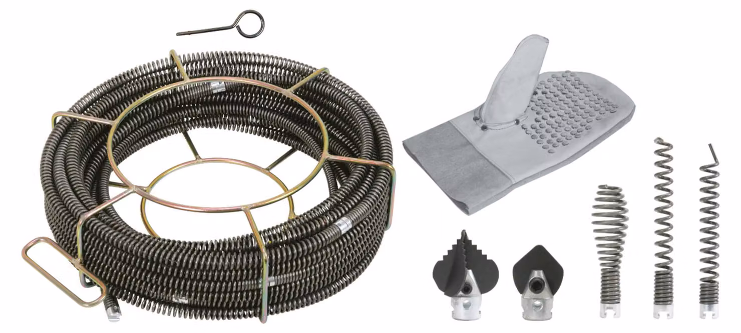 KS TOOLS Set di attrezzi per la pulizia di fognature e tubature Ø 16 mm, 13 pezzi ( 900.1916 )