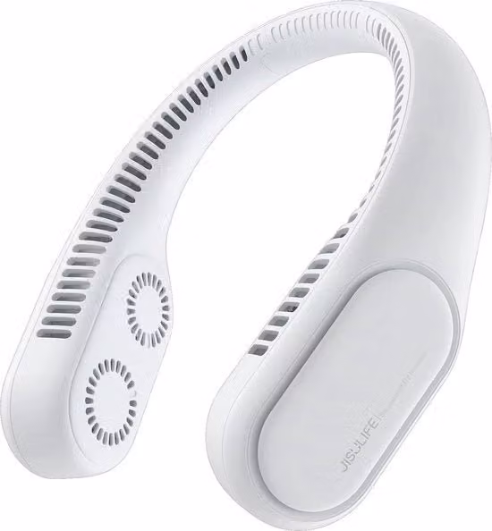 Ventilatore portatile mini JISULIFE ricaricabile bianco