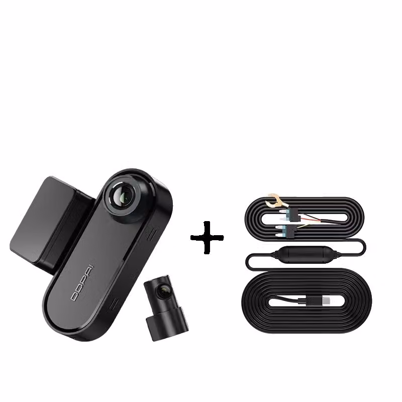 Telecamera da cruscotto, fotocamera anteriore 4K e fotocamera posteriore 1080P, rilevamento del movimento con radar e intelligenza artificiale, kit dual N5, nessuno