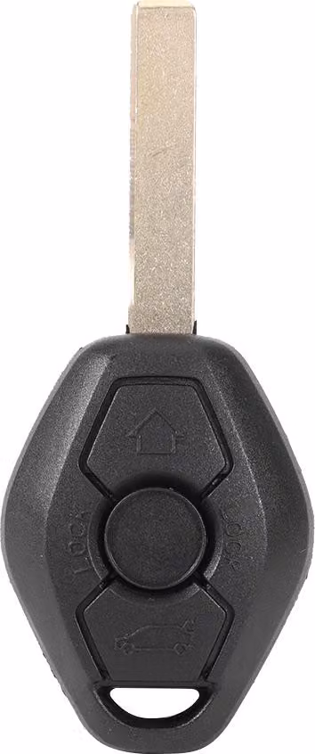 Chiave telecomando per auto nera, 868 MHz, 3 pulsanti, adatta per serie 3/5
