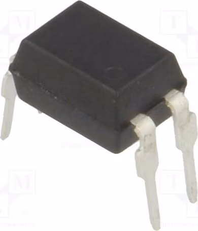 2 optoaccoppiatori. Canali: 1. Tensione di uscita massima (Uce): 80V. LTV-816, optoaccoppiatore con uscita a montaggio su circuito stampato (THT)