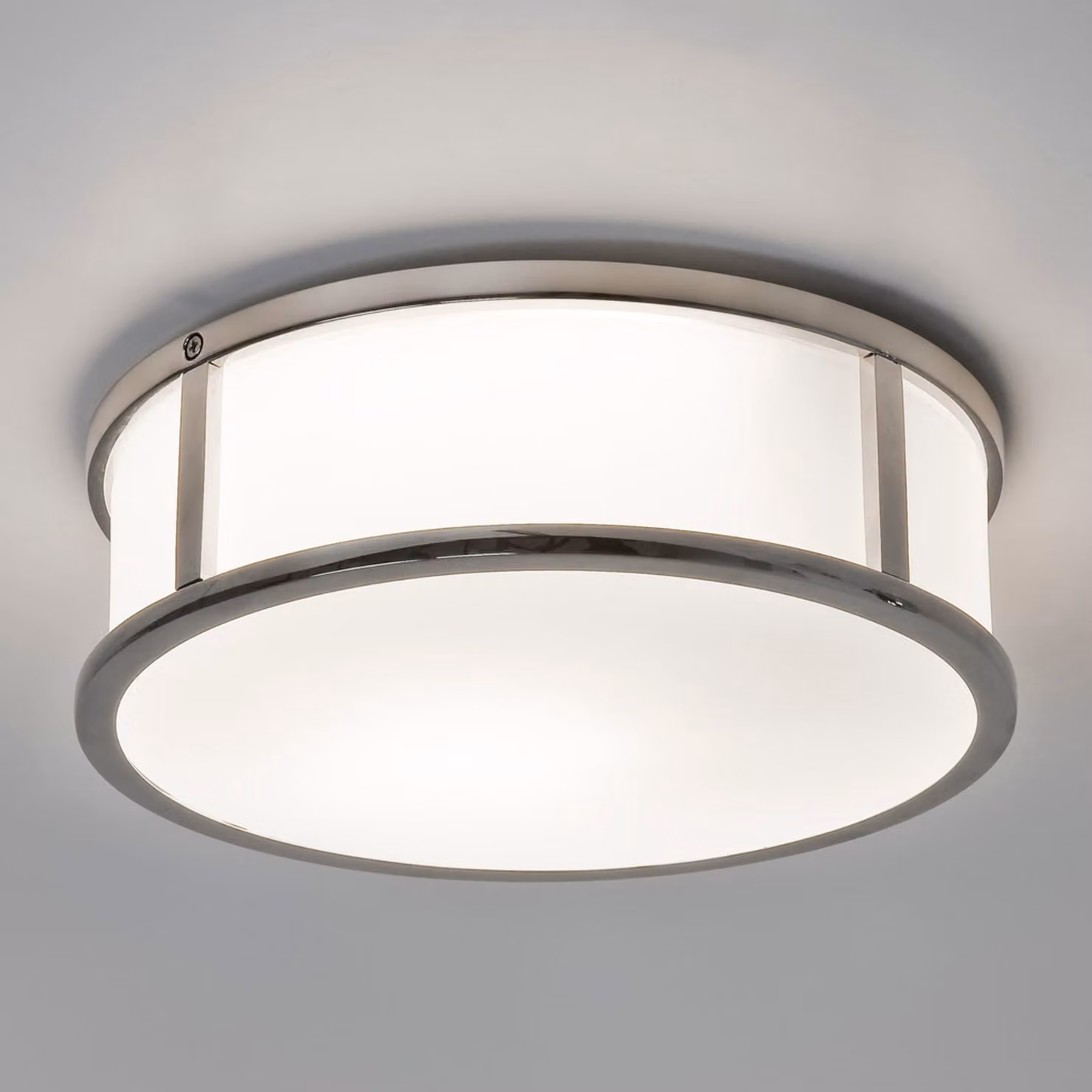 Astro Mashiko - Plafoniera da bagno a 1 luce cromo lucido IP44, E27