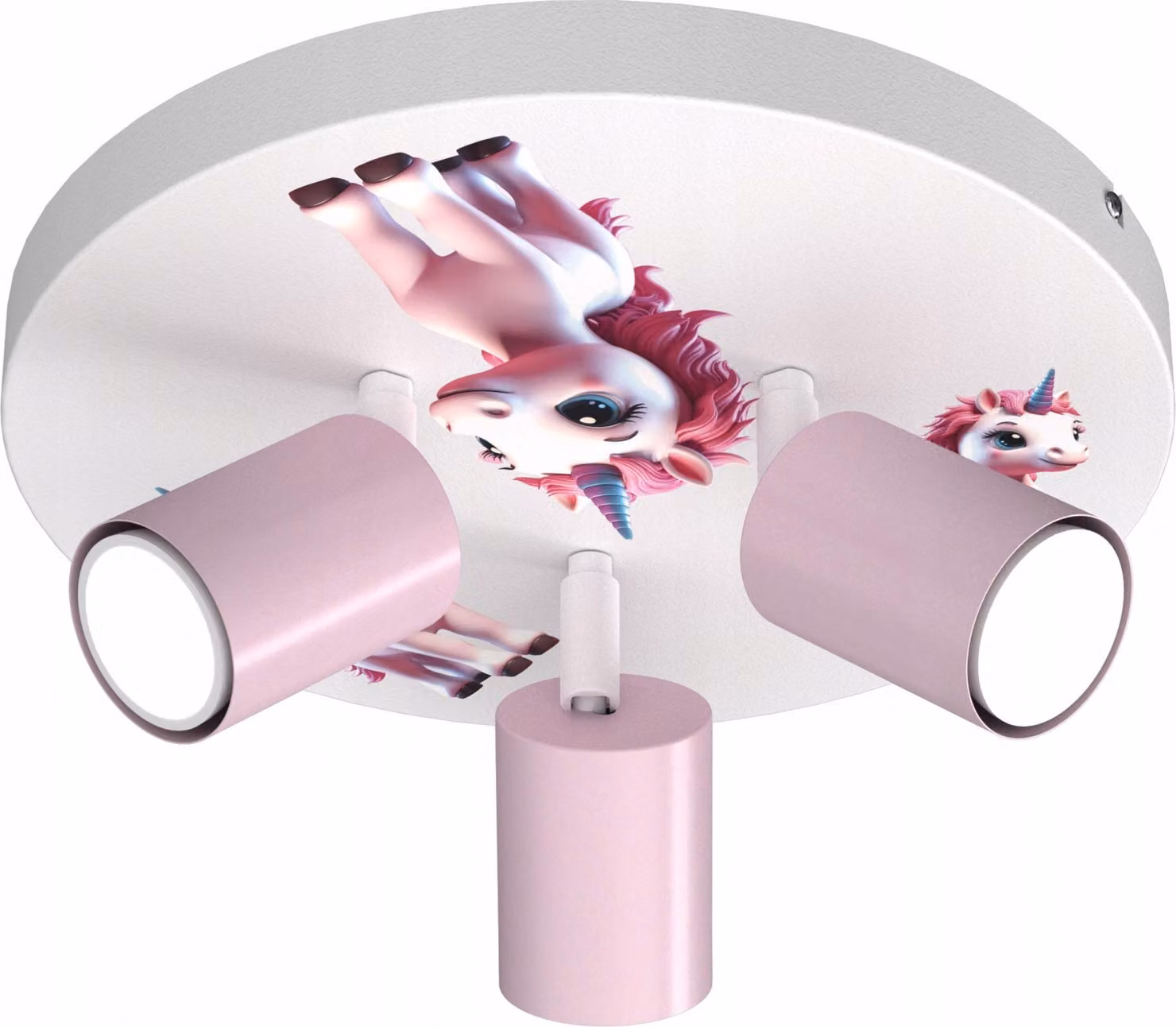 Lampada da soffitto per bambine, unicorno, LED, POLONIA