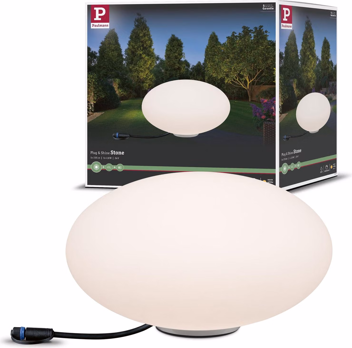 Paulmann Plug & Shine LED Lichtobjekt Pietra