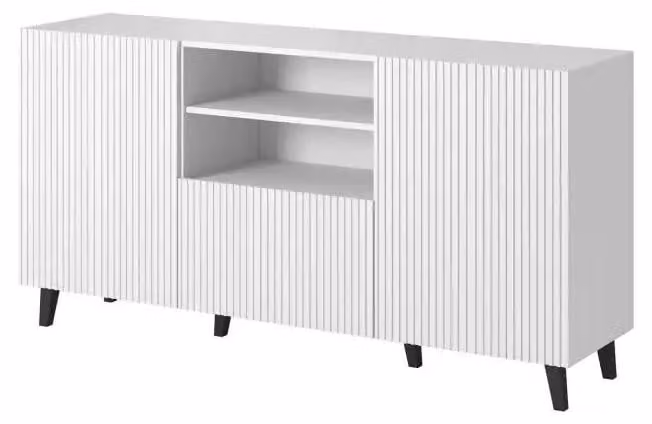 Comò PAFOS 150x42x82 bianco opaco