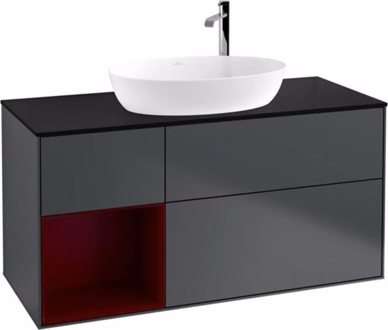 Mobiletto V&B Finion 120cm, Pl b m, Rg Peo m La, md bl. m Lac