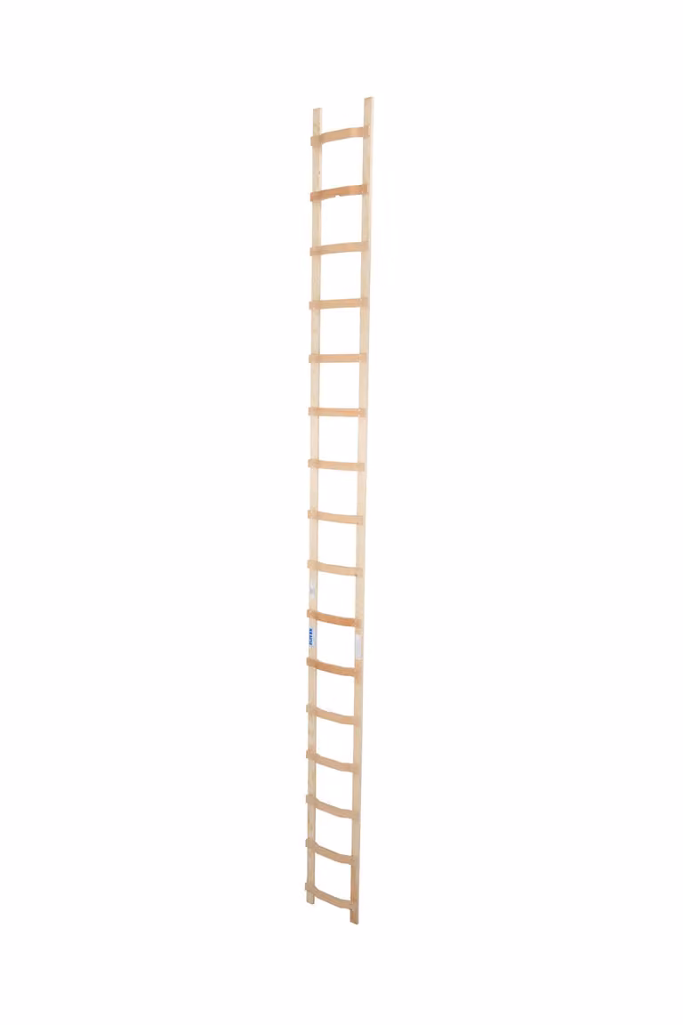 STABILO Scala da tetto in legno, 1x16 pioli, 804440