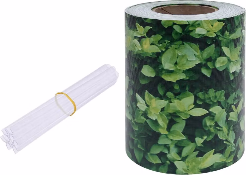 Recinzione Frangivento da Giardino PVC 70x0,19 m Verde