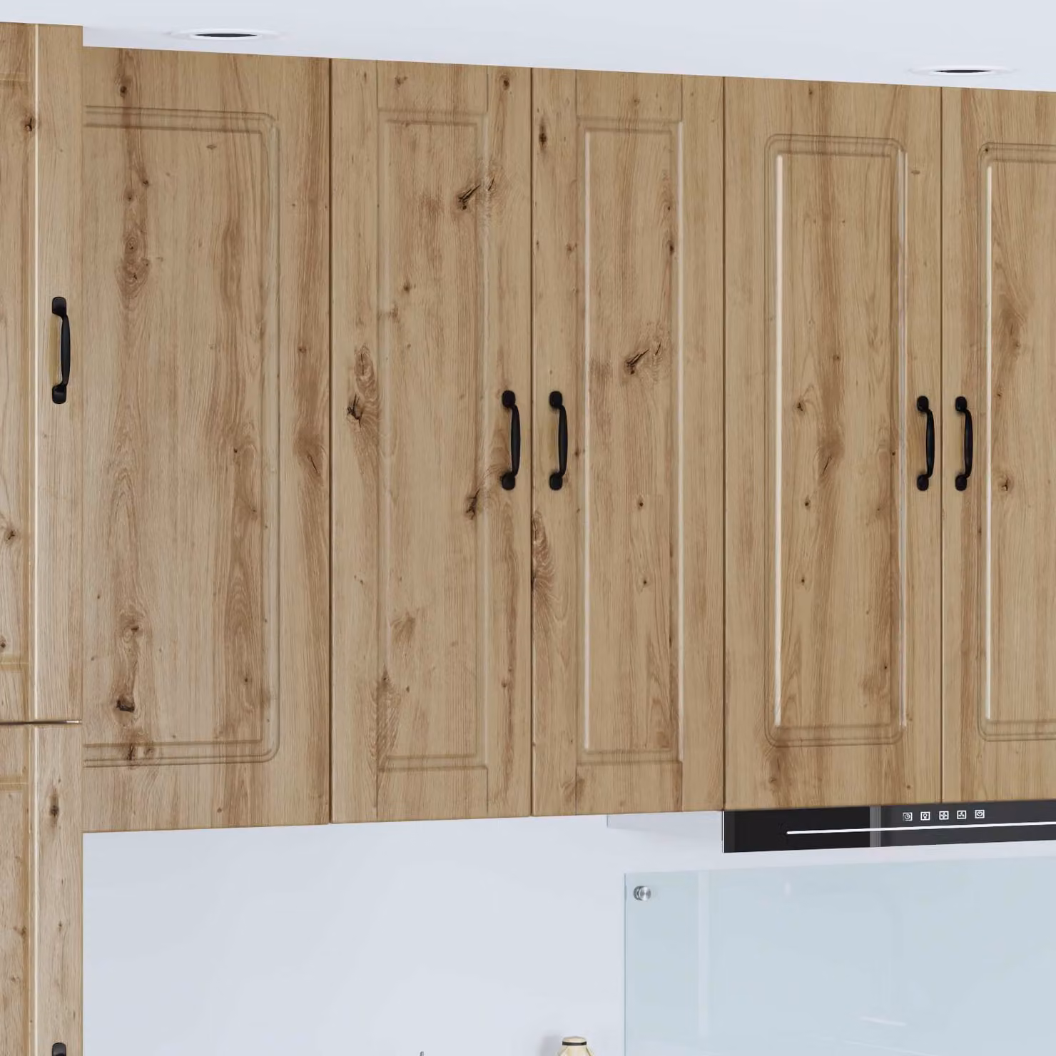 Armadietto a muro vidaXL PORTO moderno in legno marrone L: 30 cm, P: 31 cm, H: 100 cm