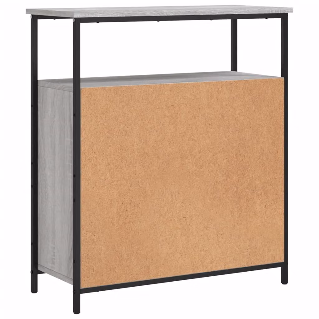 Credenza Grigio Sonoma 70x30x80 cm in Legno Multistrato