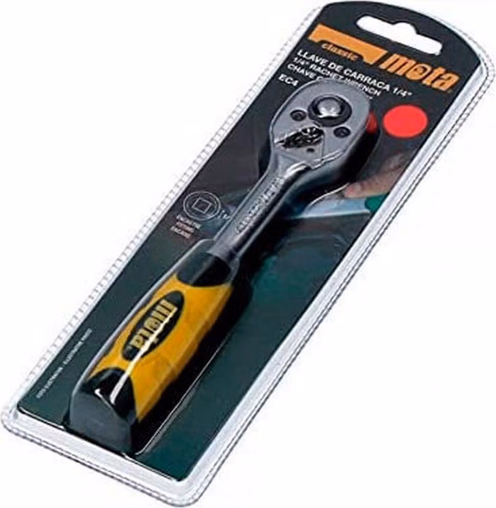 Chiave a cricchetto Mota EC4 Incasso 1/4" acciaio