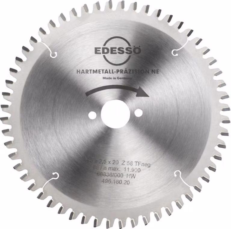 Lama circolare HW, precisione 160x2,5x20 Z56 TF-neg.