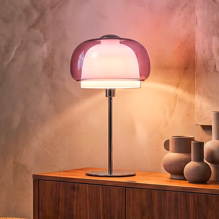 EGLO Lampada da tavolo Belomontejo, Violetto / Fucsia / Rosa, Soggiorno / Sala da pranzo, Metallo, Giovanile, Lampada da tavolo