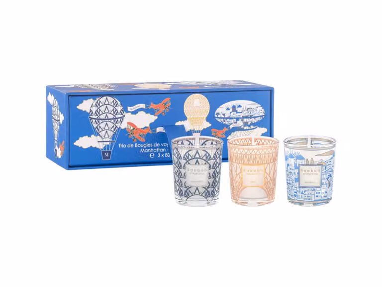 Manhattan-Paris-Mykonos Trio Travel Candele