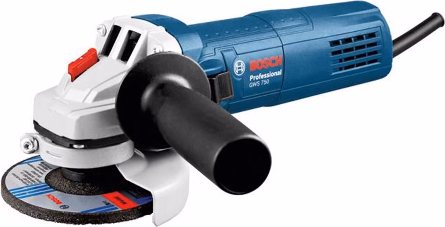 Bosch Professional GWS750 Angle Grinder - 125mm - 750W - Metal - 11000 rpm