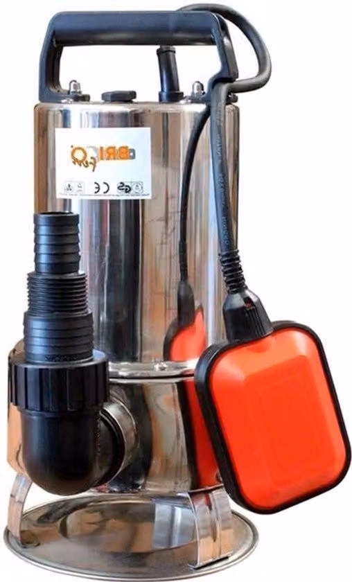 Pompa sommergibile per acque sporche – Potente pompa per acqua dotata di un motore da 1100 W e di un corpo in acciaio inossidabile
