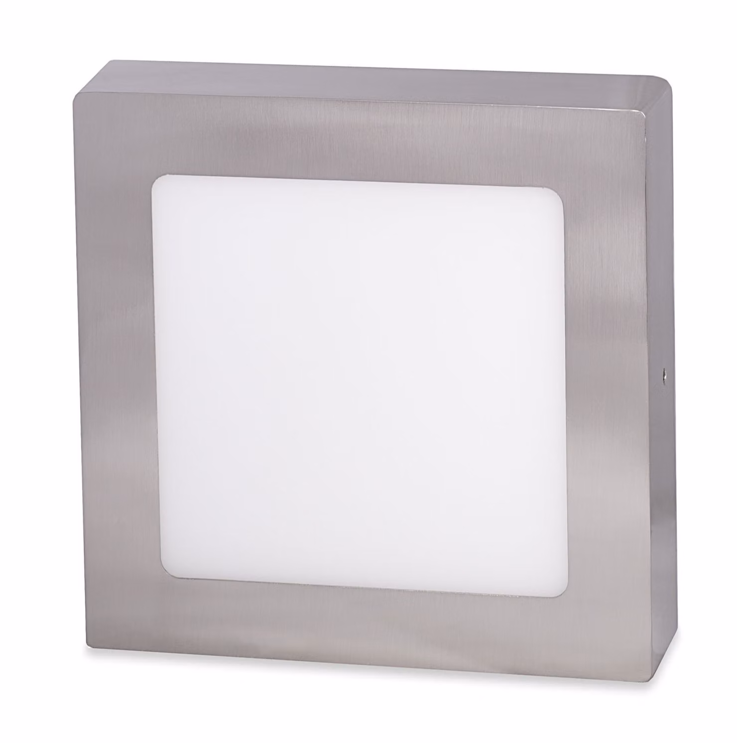 Ecolite Silver pannello LED quadrato 170 x 170 mm 12W Colore della luce: Bianco caldo LED-CSQ-12W/27/CHR