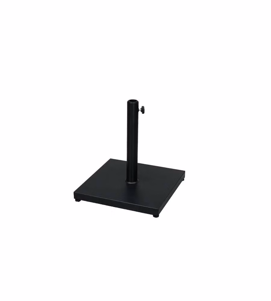 Domo Mea Base per Ombrellone - Cemento Nero - 45x45 cm