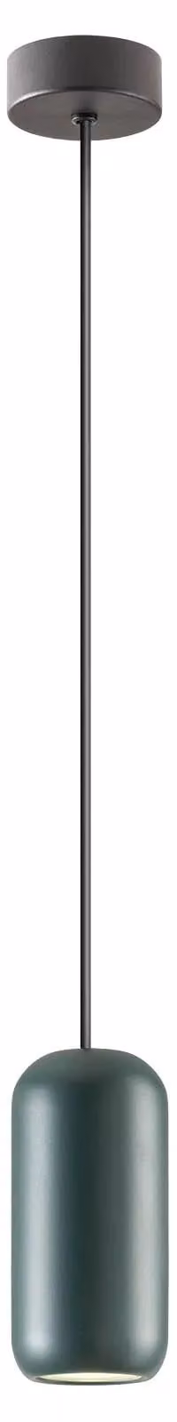 BOOM SU, lampada da incasso 1x10W, attacco GU10, forma circolare, diametro 7,6, lunghezza 150 cm, colore verde