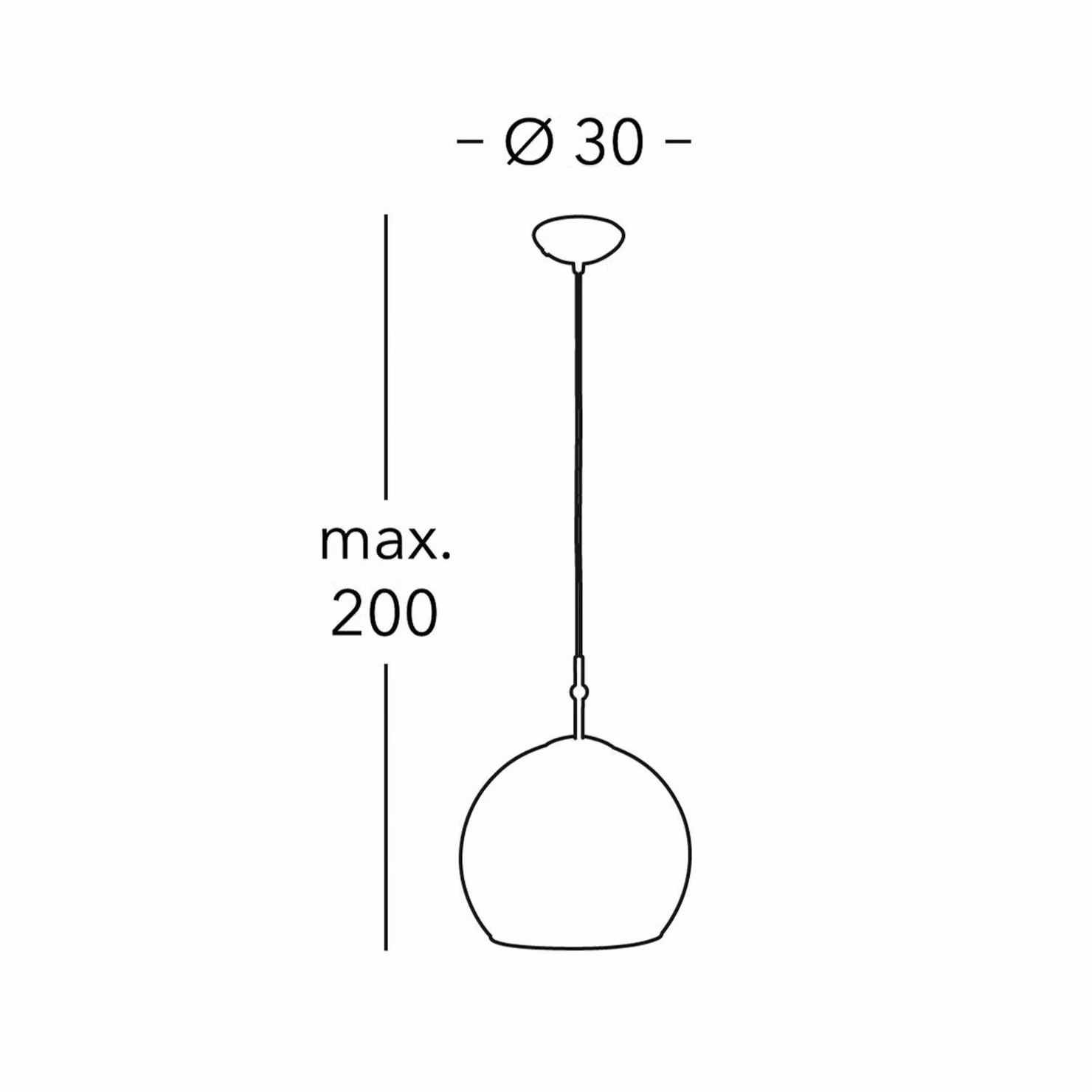 KOLARZ Lampada a sospensione in vetro Luna, dimmerabile, Multicolore, Soggiorno / Sala da pranzo, Vetro, Design, Lampada a sospensione