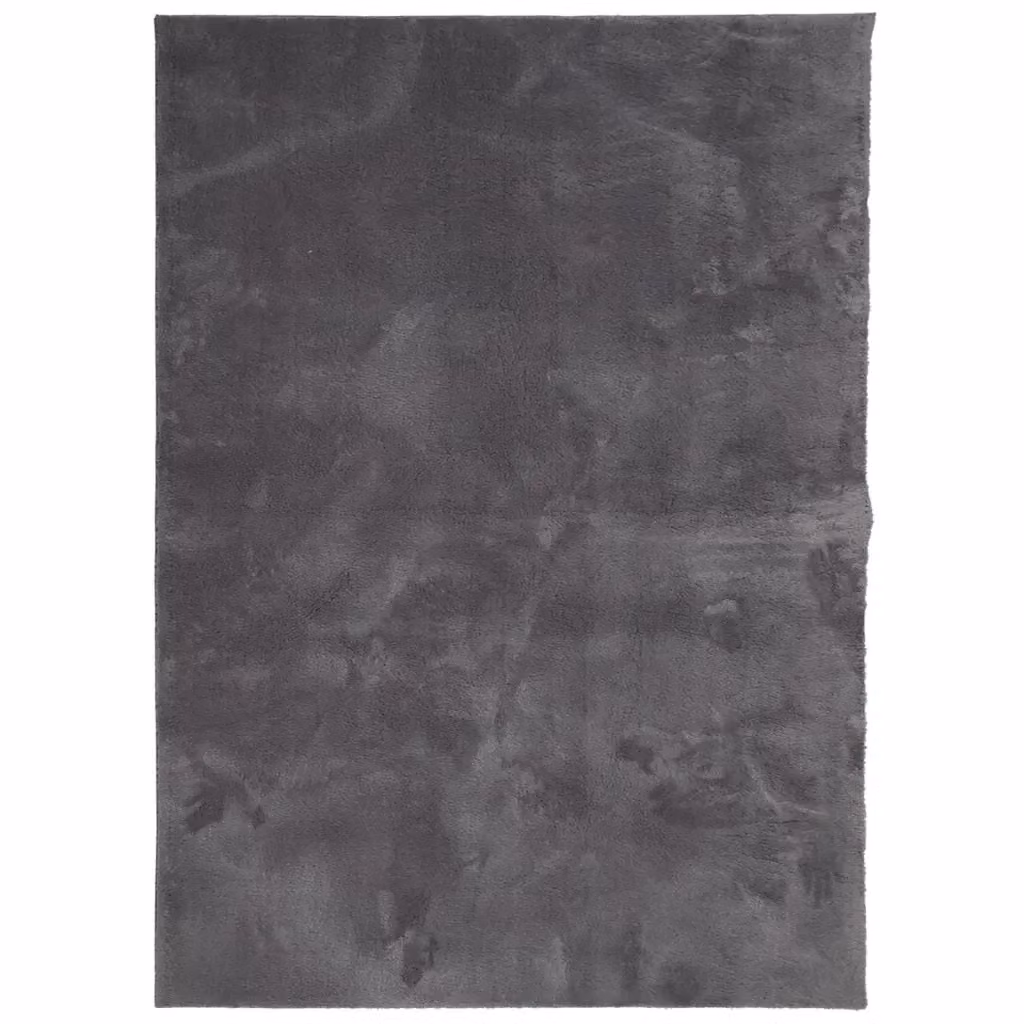 Tappeto Moderno Antracite vidaXL Lavabile e Antiscivolo in Poliestere L: 200 cm, P: 280 cm – 2