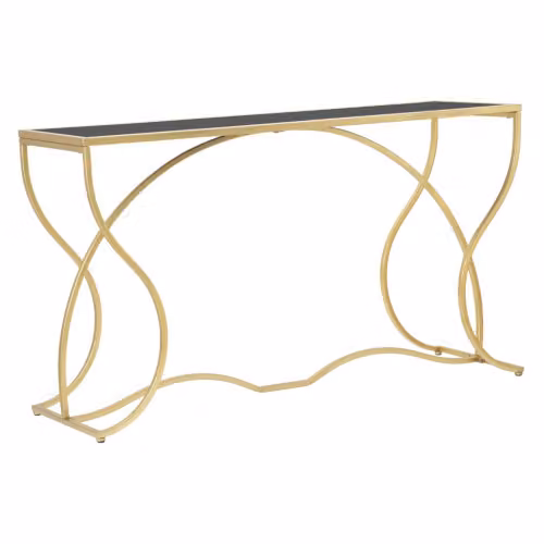 Consolle in metallo dorato SUNSHINE cm 130X40X75 Mauro Ferretti