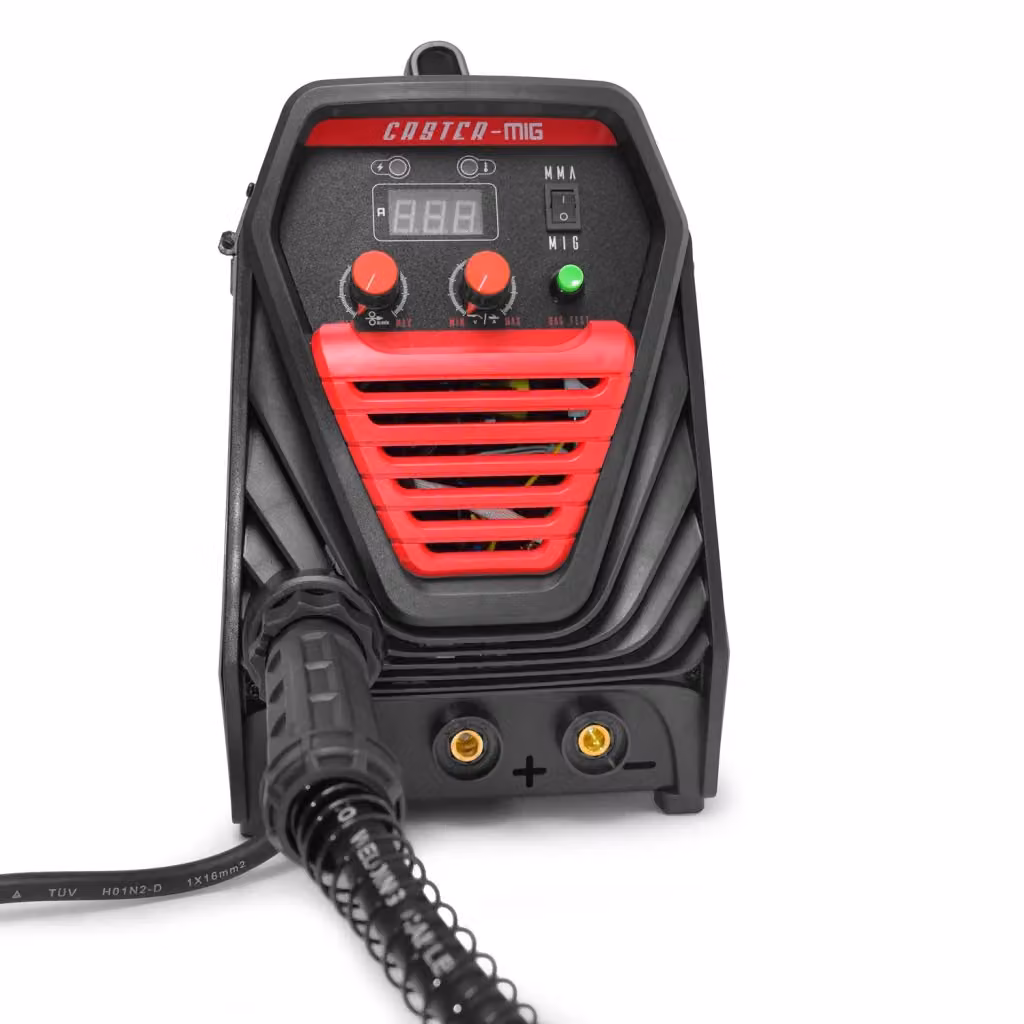Saldatrice a filo continuo BOUDECH CASTER-MIG da 160Amp con doppia funzione MIG/MMA e kit completo di accessori – 2