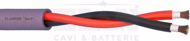 Matassa di cavo antincendio ELAN Elanfire EVAC TW non schermato 2x2,50 mm, 100 m